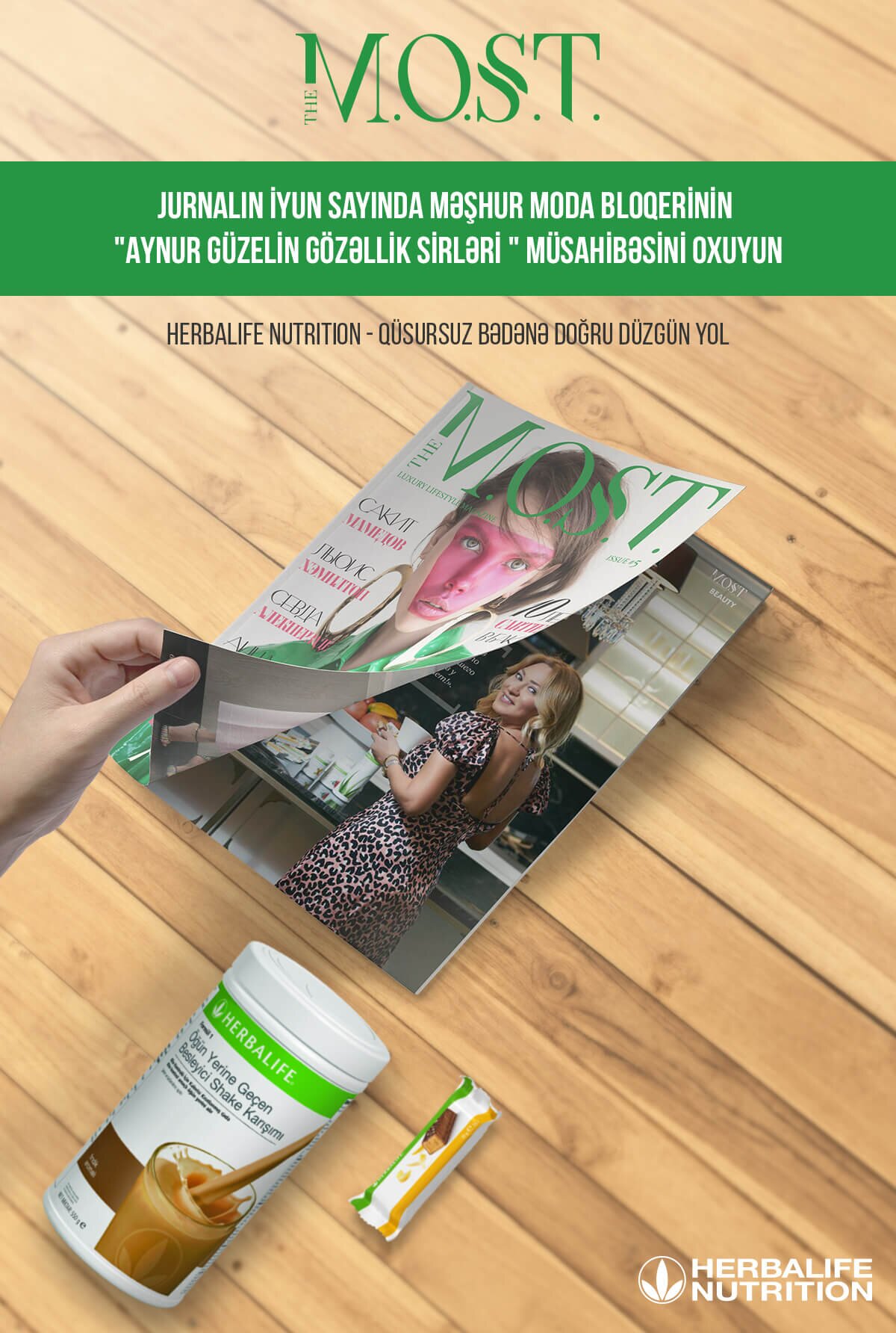 Jurnalın iyun sayında  məşhur moda  bloqerinin  “Aynur Güzelin gözəllik sirləri” müsahibəsini oxuyun